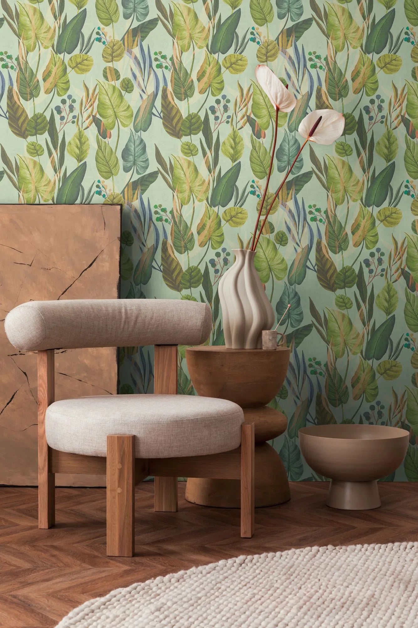 Anna D'Andrea - Tropical Breeze botanical wallpaper AS Creation