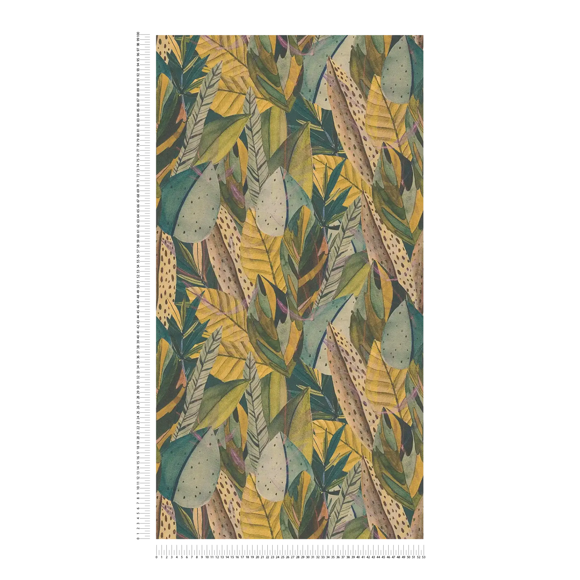 Anna D'Andrea - Golden Canopy botanical wallpaper AS Creation