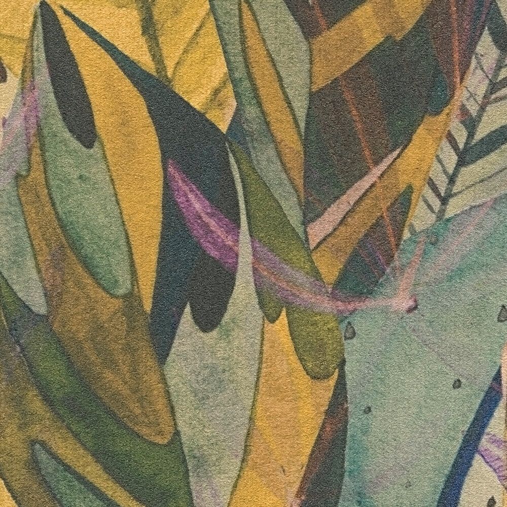 Anna D'Andrea - Golden Canopy botanical wallpaper AS Creation