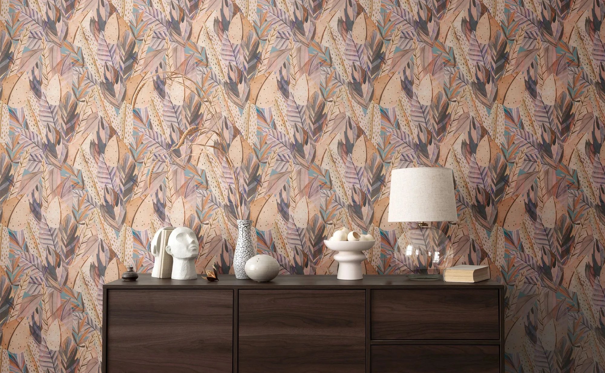 Anna D'Andrea - Golden Canopy botanical wallpaper AS Creation