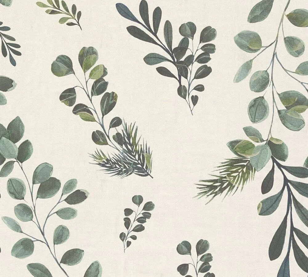 Anna D'Andrea - Botanical Breeze botanical wallpaper AS Creation Roll Cream 782211