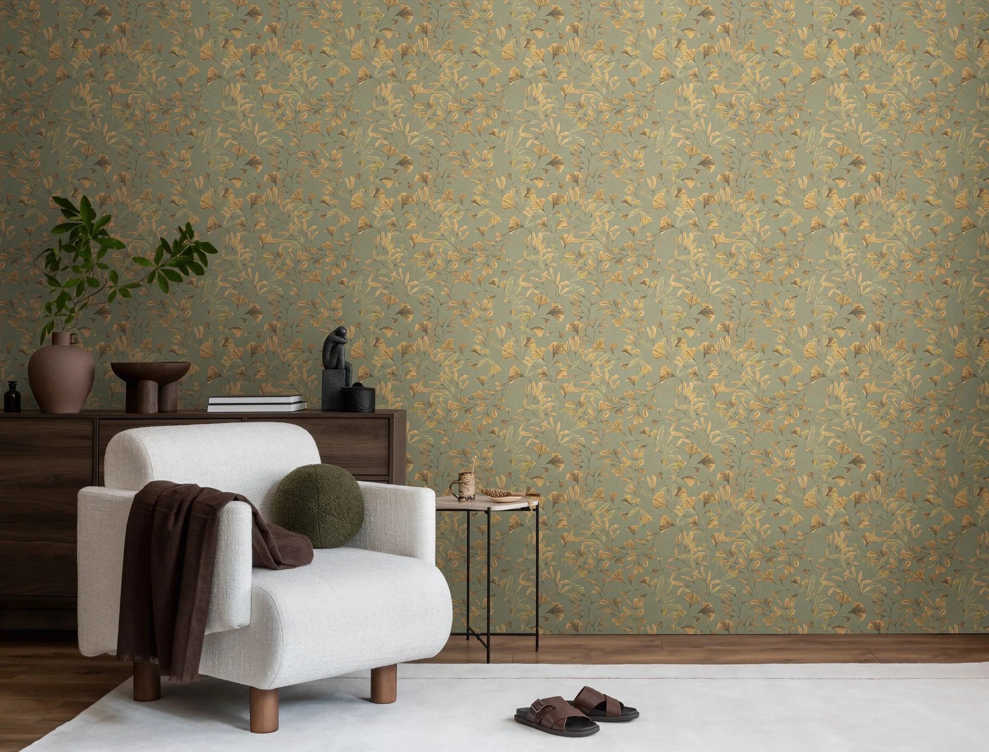 Anna D'Andrea - Fresco Flow botanical wallpaper AS Creation