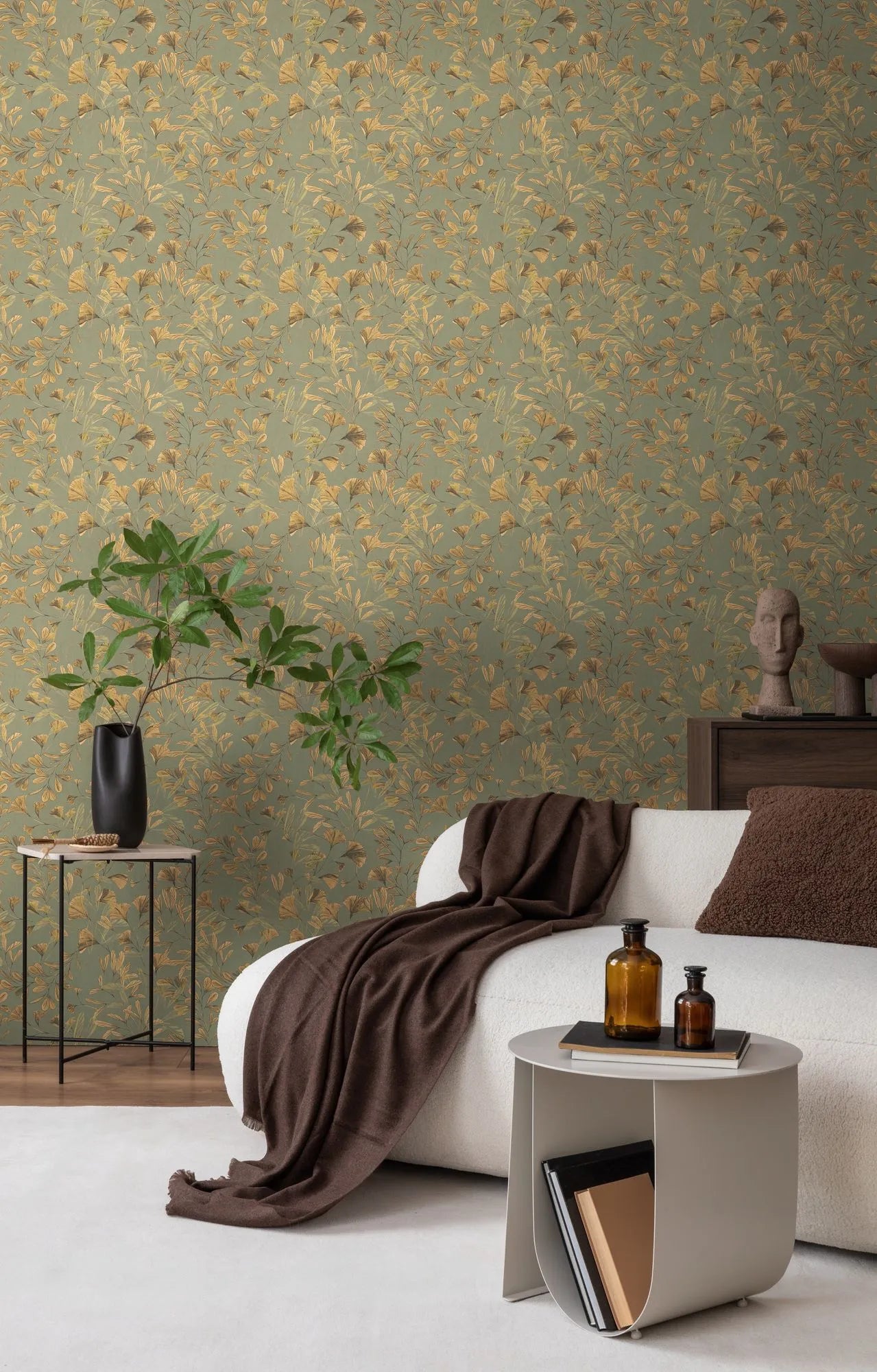 Anna D'Andrea - Fresco Flow botanical wallpaper AS Creation