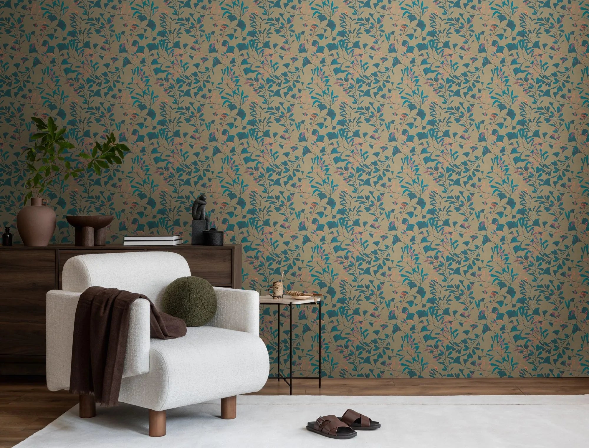 Anna D'Andrea - Fresco Flow botanical wallpaper AS Creation