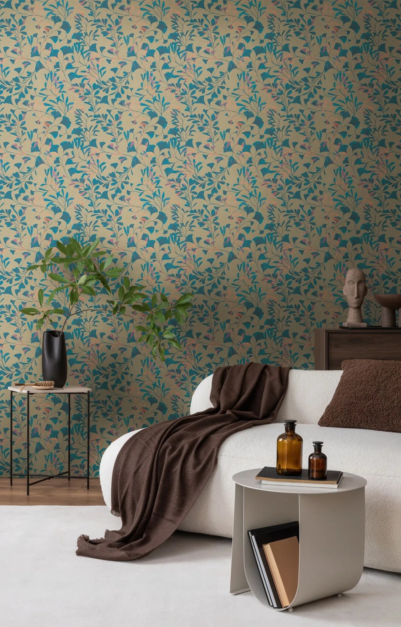 Anna D'Andrea - Fresco Flow botanical wallpaper AS Creation