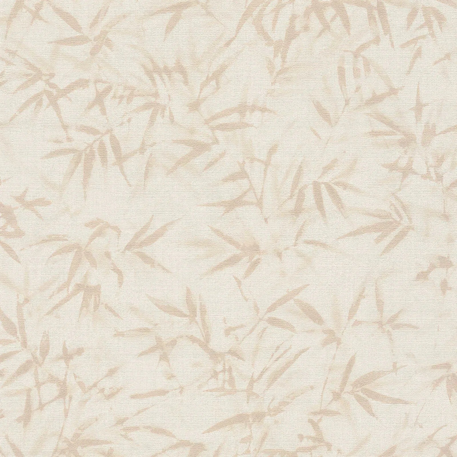History of Art 2 - Whispering Foliage plain wallpaper AS Creation Roll Cream 790461