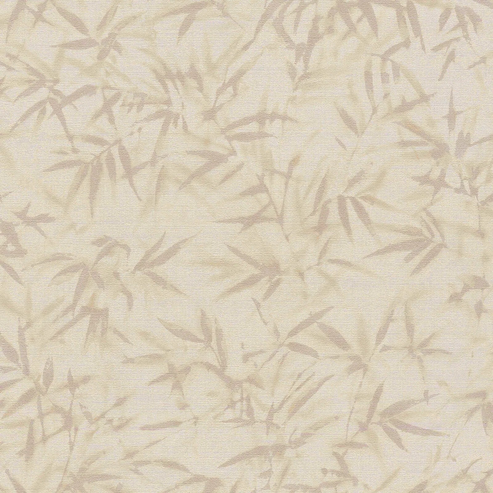 History of Art 2 - Whispering Foliage plain wallpaper AS Creation Roll Beige 790463