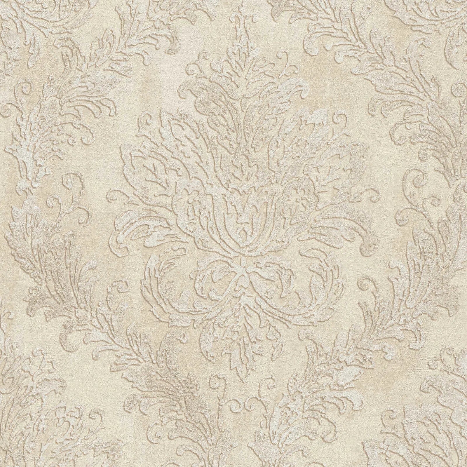 History of Art 2 - Majesty plain wallpaper AS Creation Roll Cream 790495