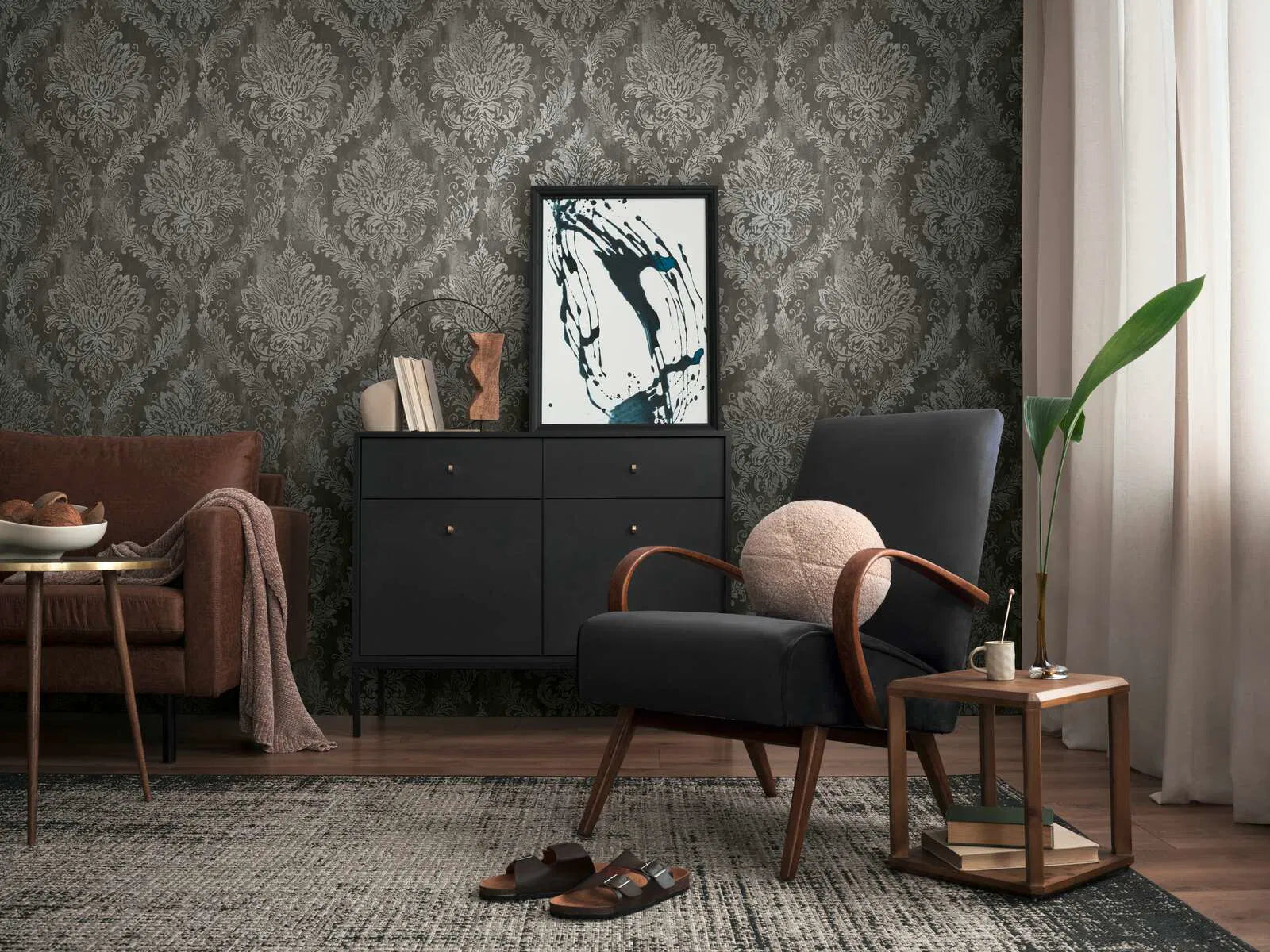 History of Art 2 - Majesty plain wallpaper AS Creation