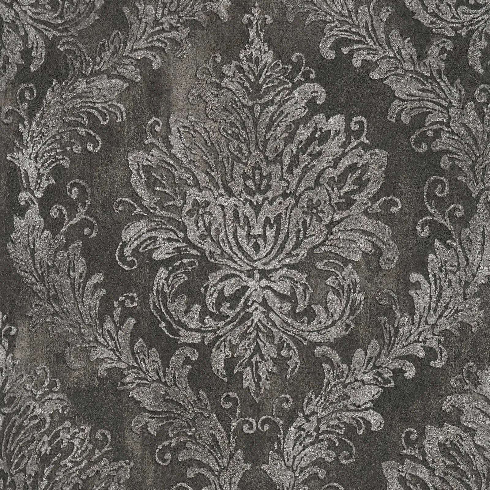 History of Art 2 - Majesty plain wallpaper AS Creation Roll Black 790496