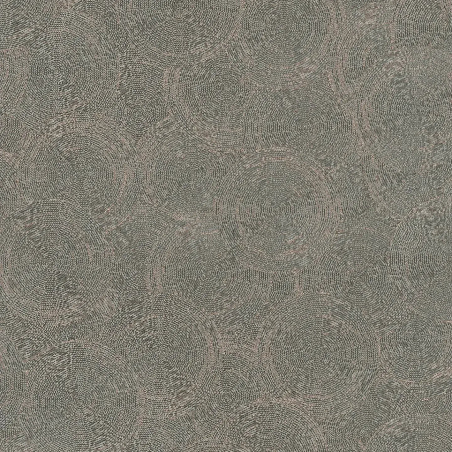 Hygge 3 - GeoLeaf Weave damask wallpaper AS Creation Roll Green 790931