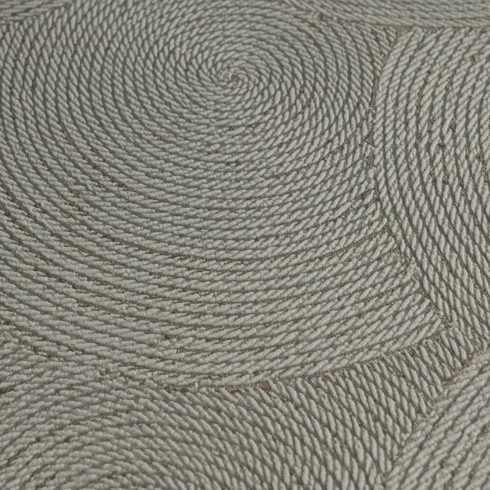 Hygge 3 - GeoLeaf Weave damask wallpaper AS Creation