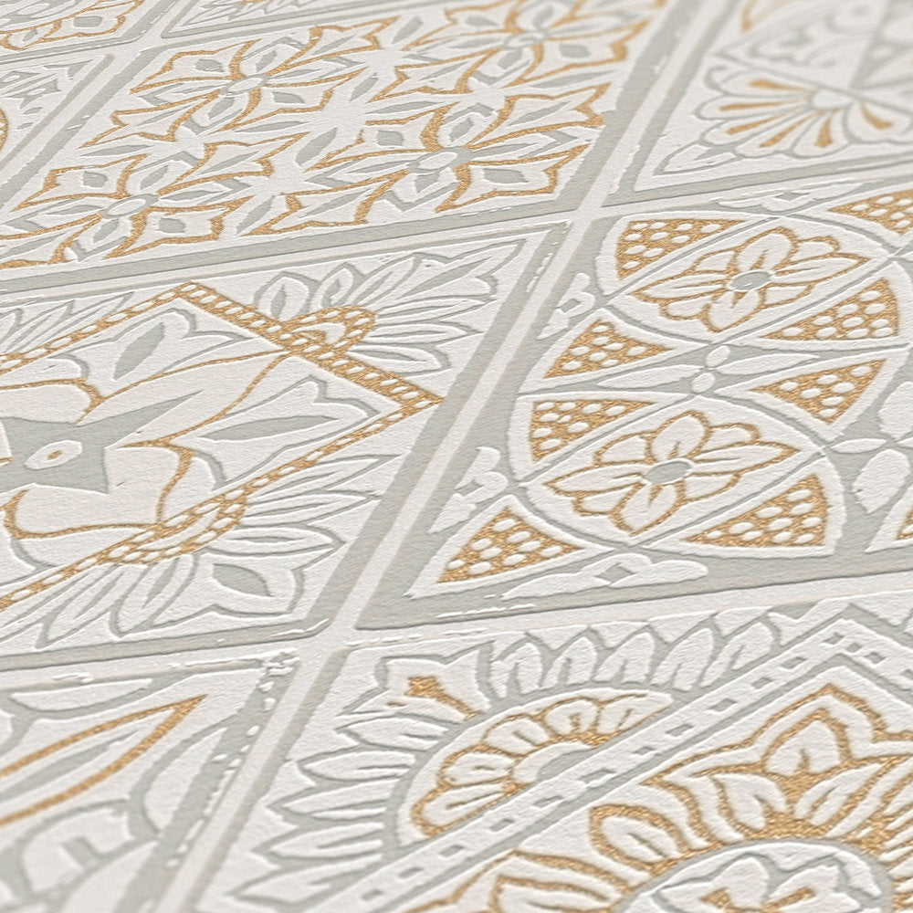Terra - Decorative Tiles industrial wallpaper AS Creation    