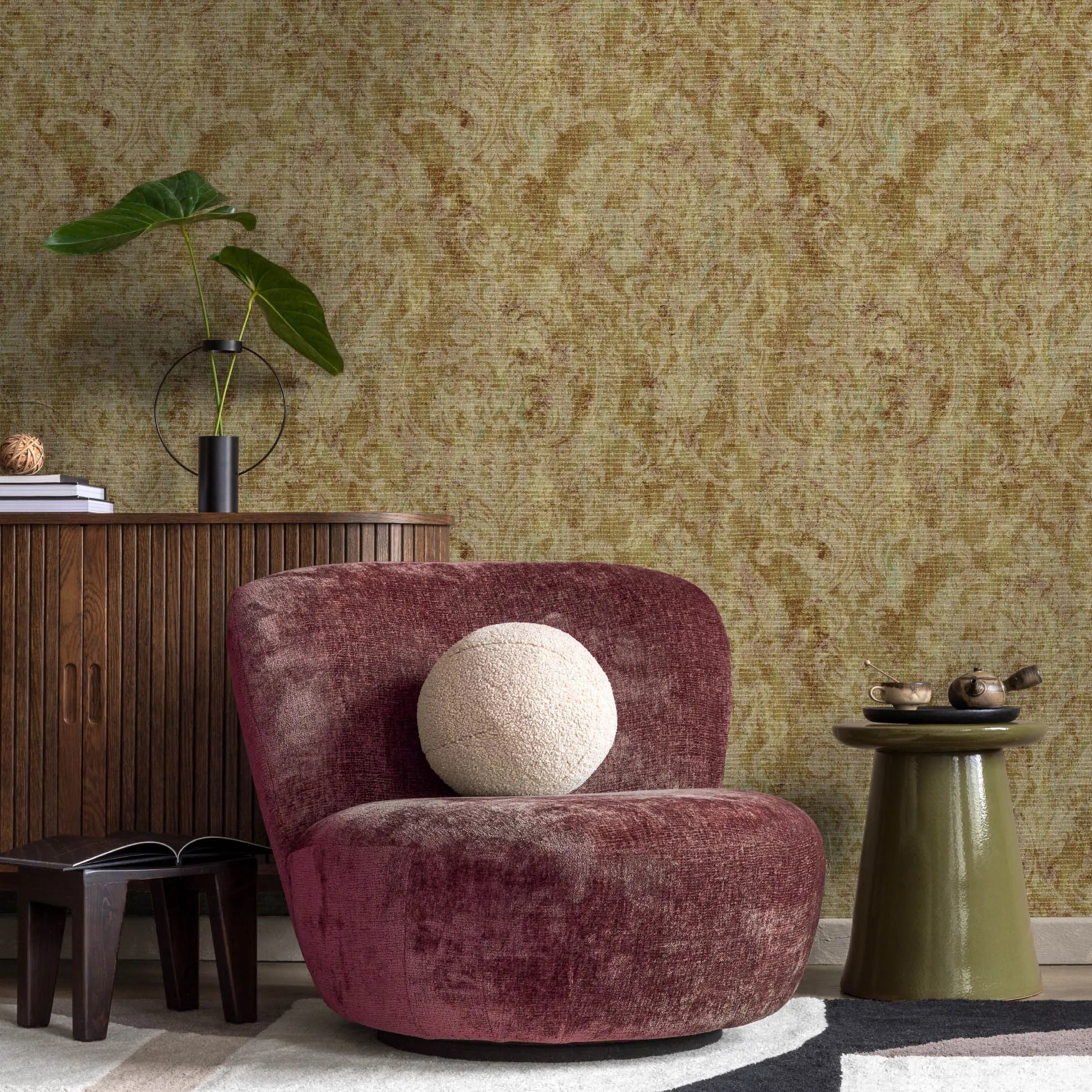 Cerra - Fleur damask wallpaper Hohenberger