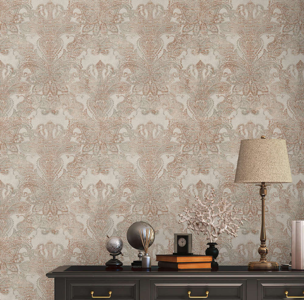 Metropolitan Stories 3 - Dubai Baroque damask wallpaper AS Creation    