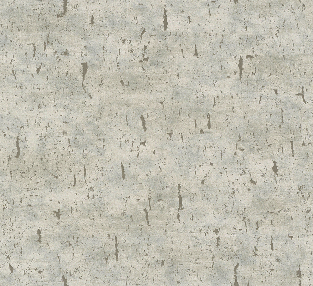 Natural Opulence - Metallic Luxury plain wallpaper Marburg Roll Light Grey 33254