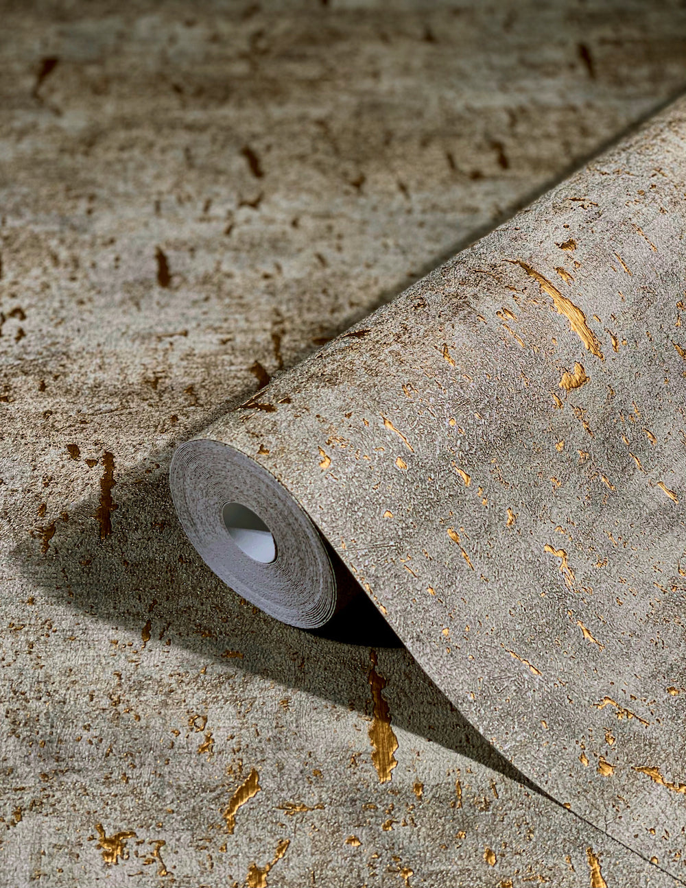 Natural Opulence - Metallic Luxury plain wallpaper Marburg