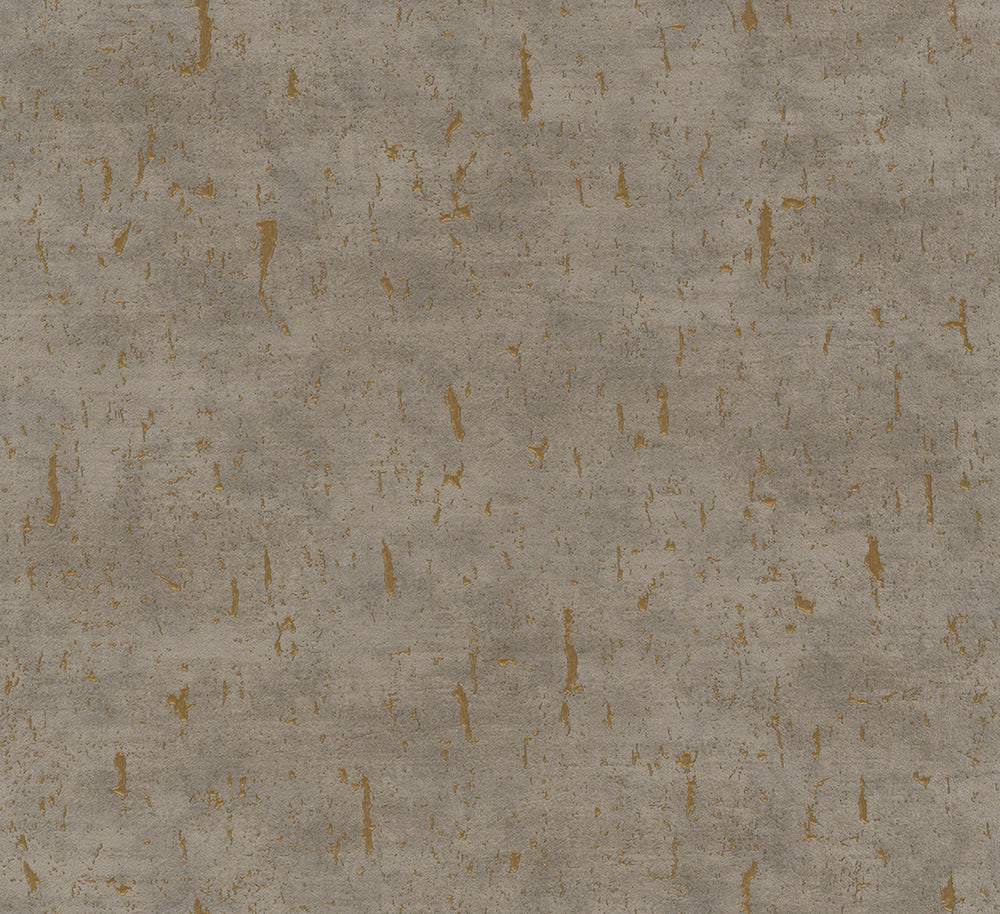 Natural Opulence - Metallic Luxury plain wallpaper Marburg Roll Gold 33256