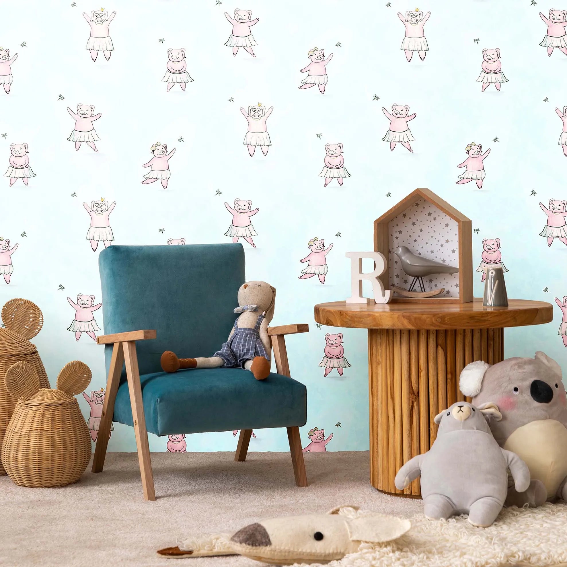 Happy Inner Child - Happy Piggy kids wallpaper Hohenberger