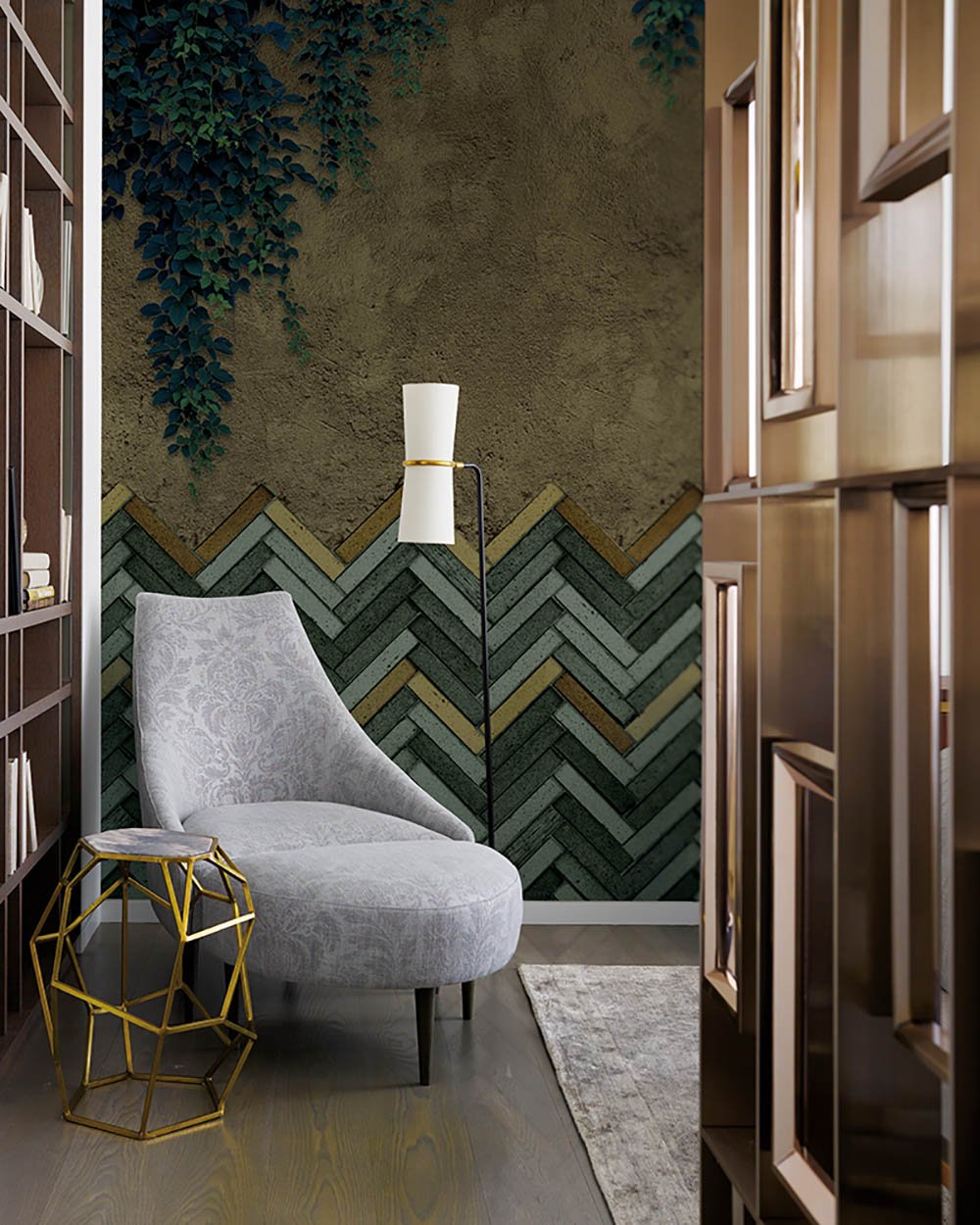 Cobalt - Fishbone Bricks