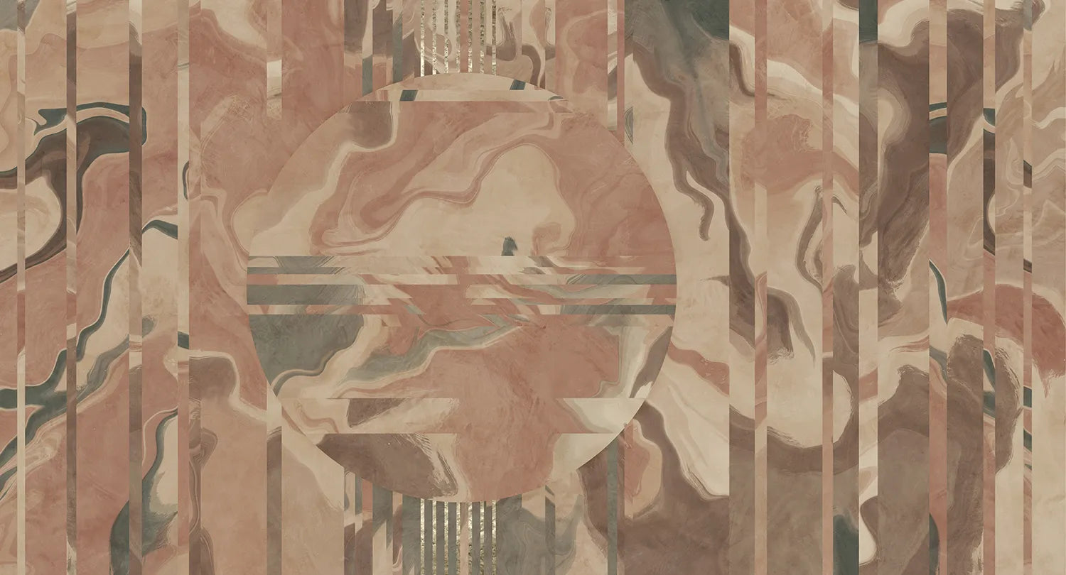 Dusk - Oasis Dune digital print Muance Pink MU14052