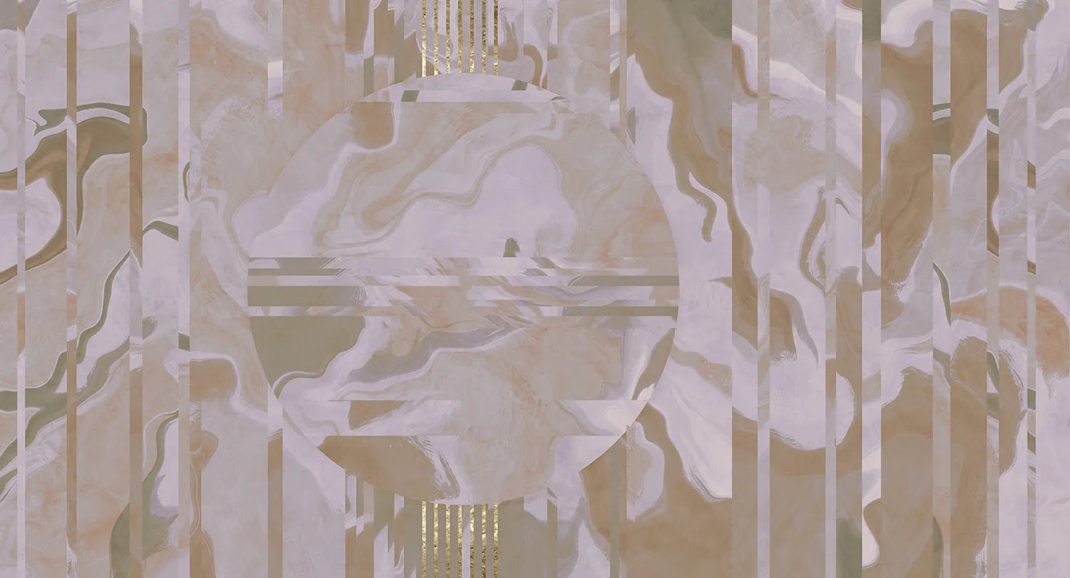 Dusk - Oasis Dune digital print Muance Purple MU14053