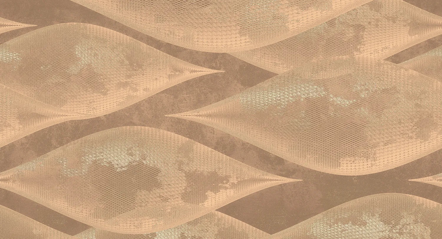 Dusk - Golden Horizon digital print Muance Yellow Matt Non-woven (Paper Finish) MU14062m