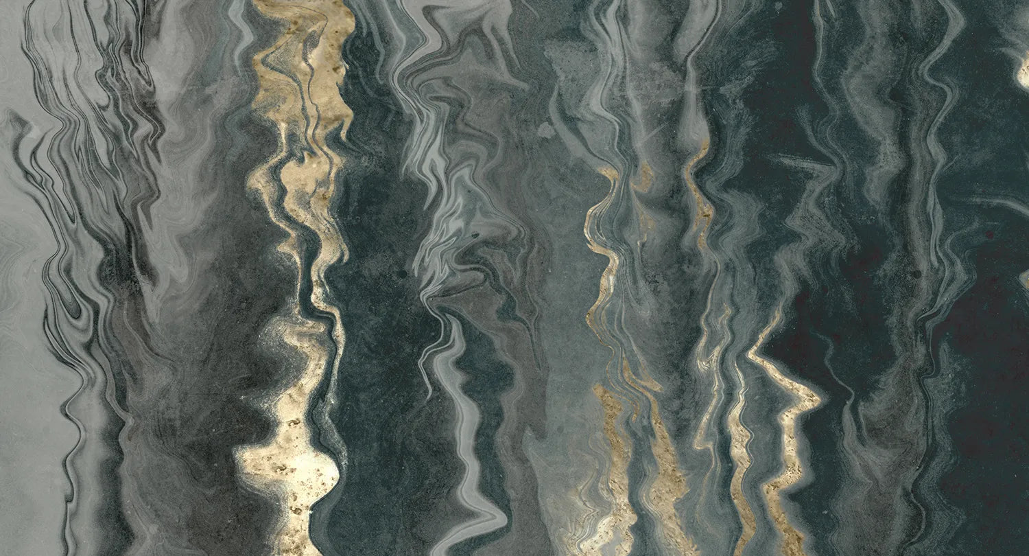 Dusk - Mixed emotions digital print Muance Blue MU14081