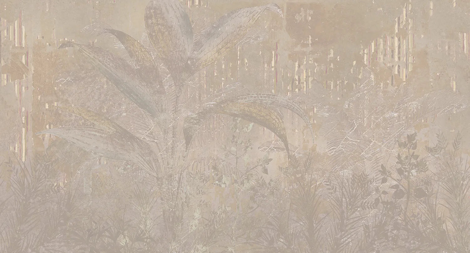 Amber - Escape digital print Muance White MU15013