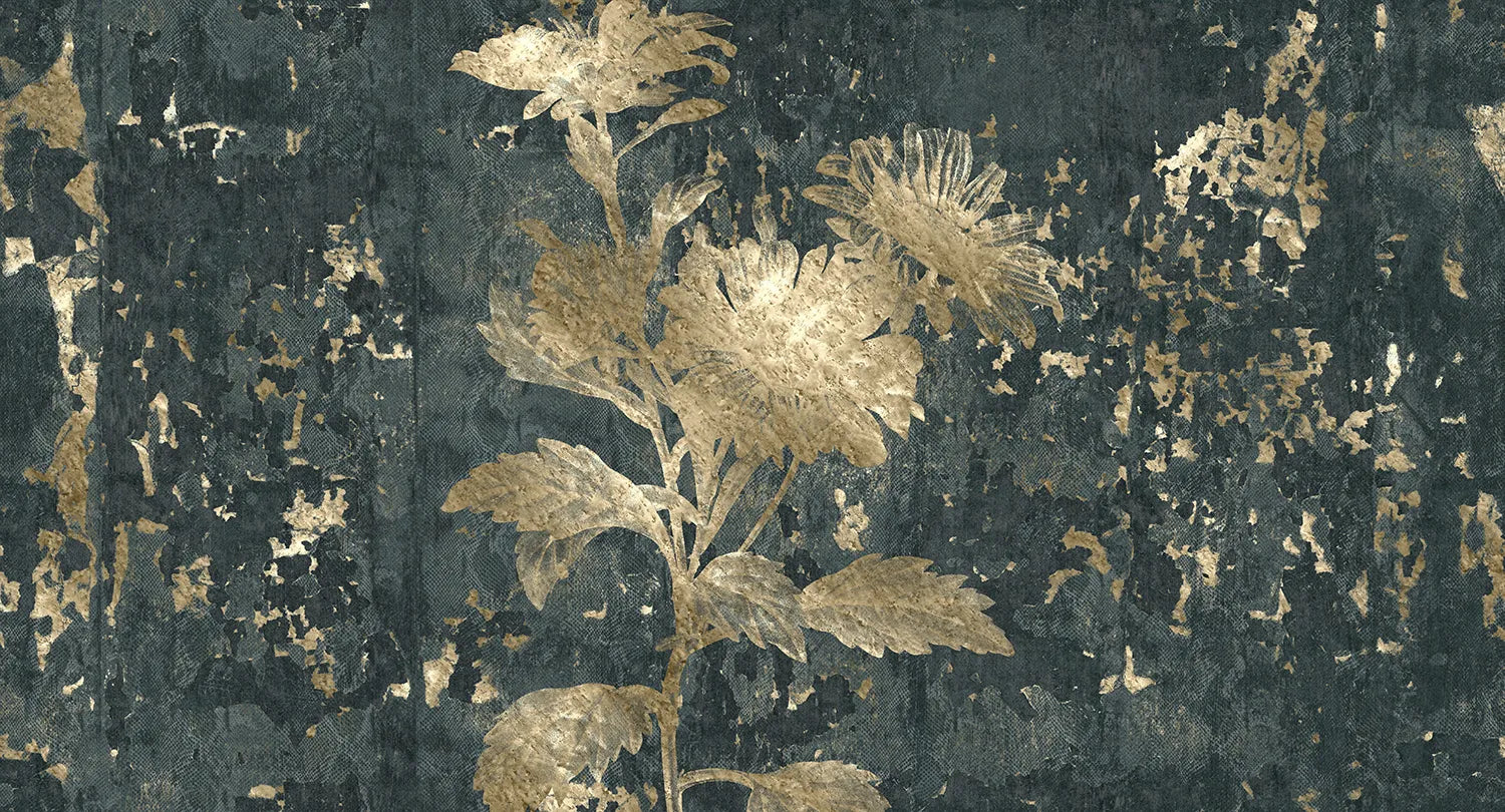 Amber - Mystic digital print Muance Black Matt Non-woven (Paper Finish) MU15030m-S