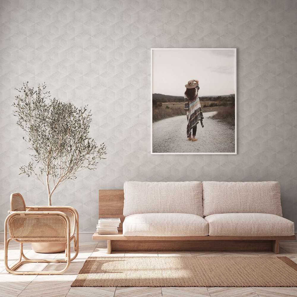 Natural Living - Cubes geometric wallpaper AS Creation    