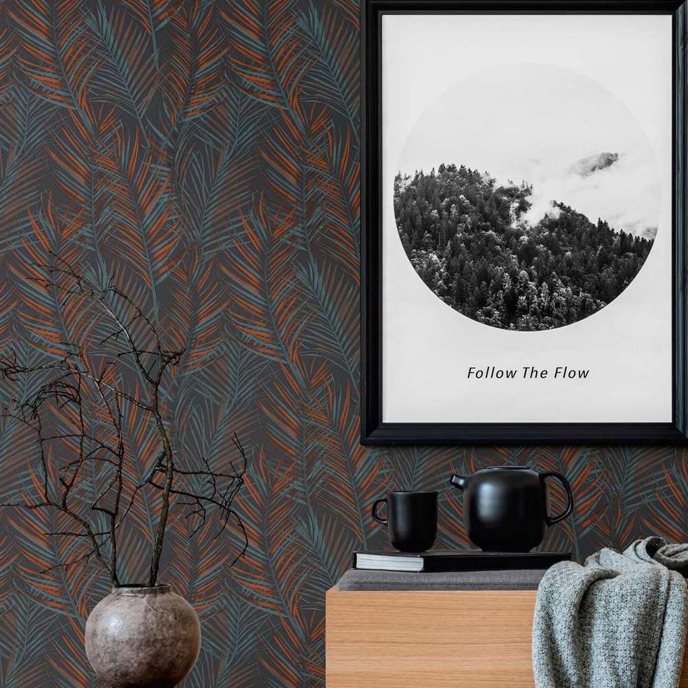 Attractive 2 - Palm Leaves botanical wallpaper AS Creation    
