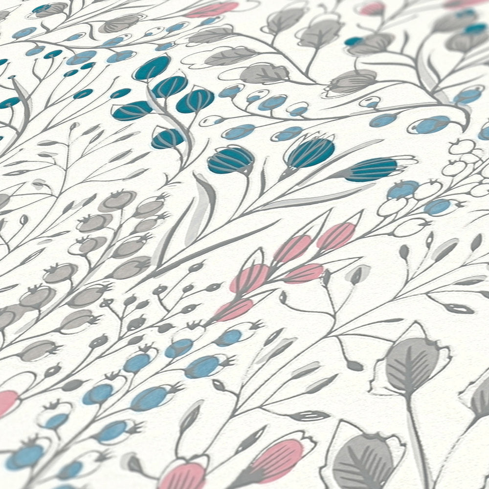 Attractive 2 - Trailing Flowers botanical wallpaper AS Creation    
