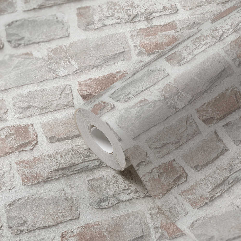 Natural Living - Natural Brick industrial wallpaper AS Creation    