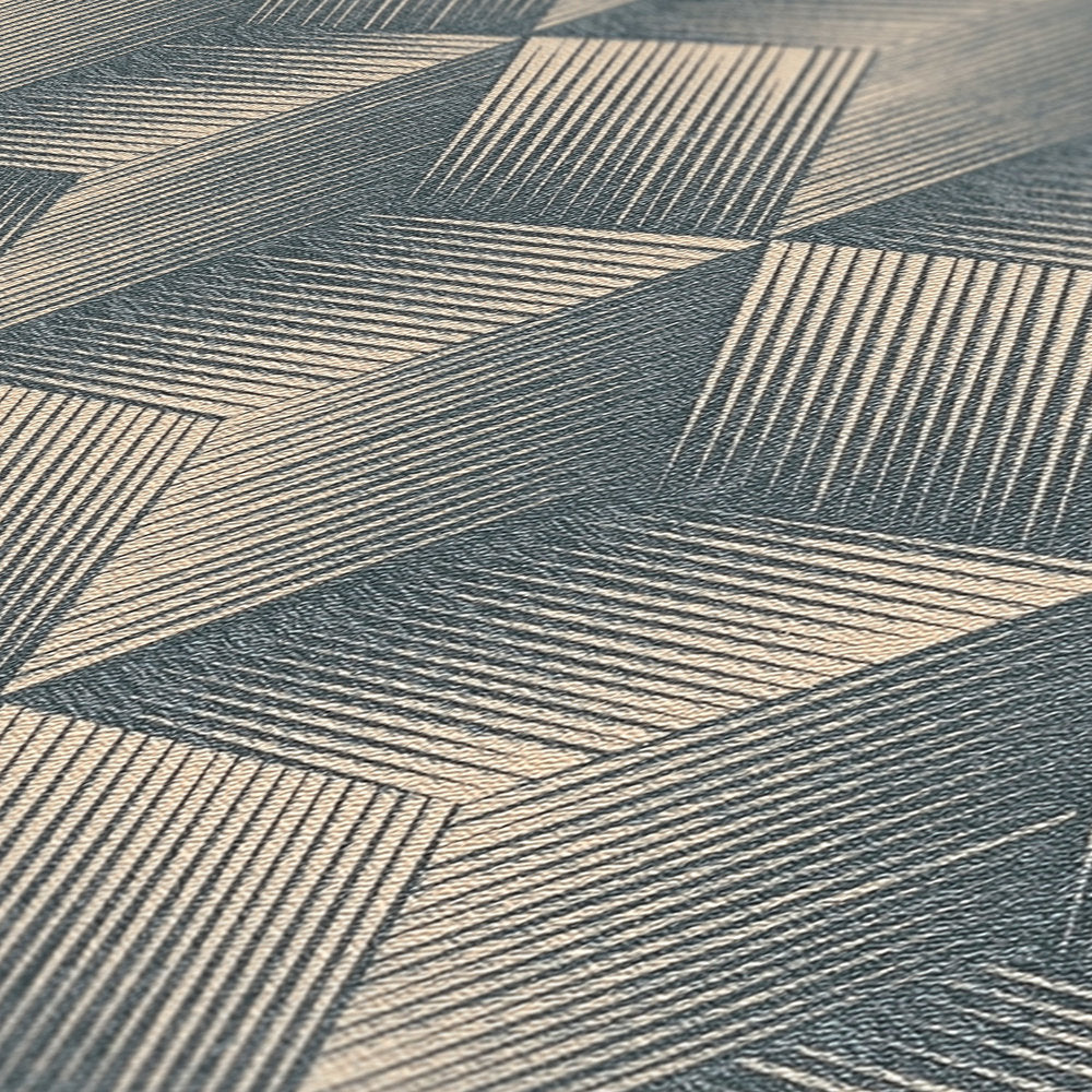 Natural Living - Cubes geometric wallpaper AS Creation    