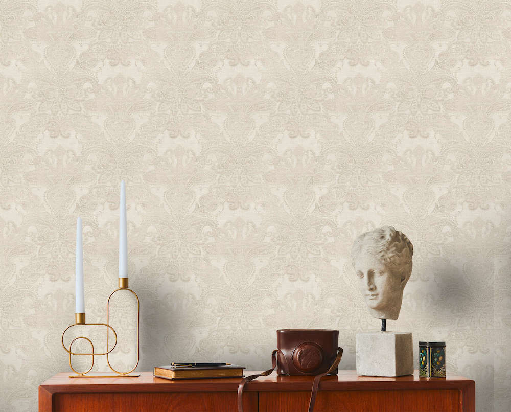 Metropolitan Stories 3 - Dubai Baroque damask wallpaper AS Creation    