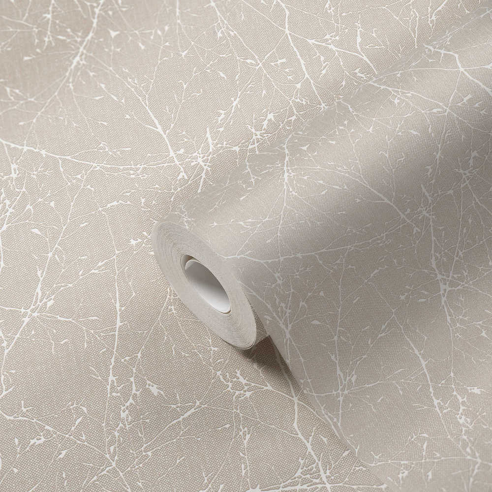 Terra - Metallic Branches botanical wallpaper AS Creation    