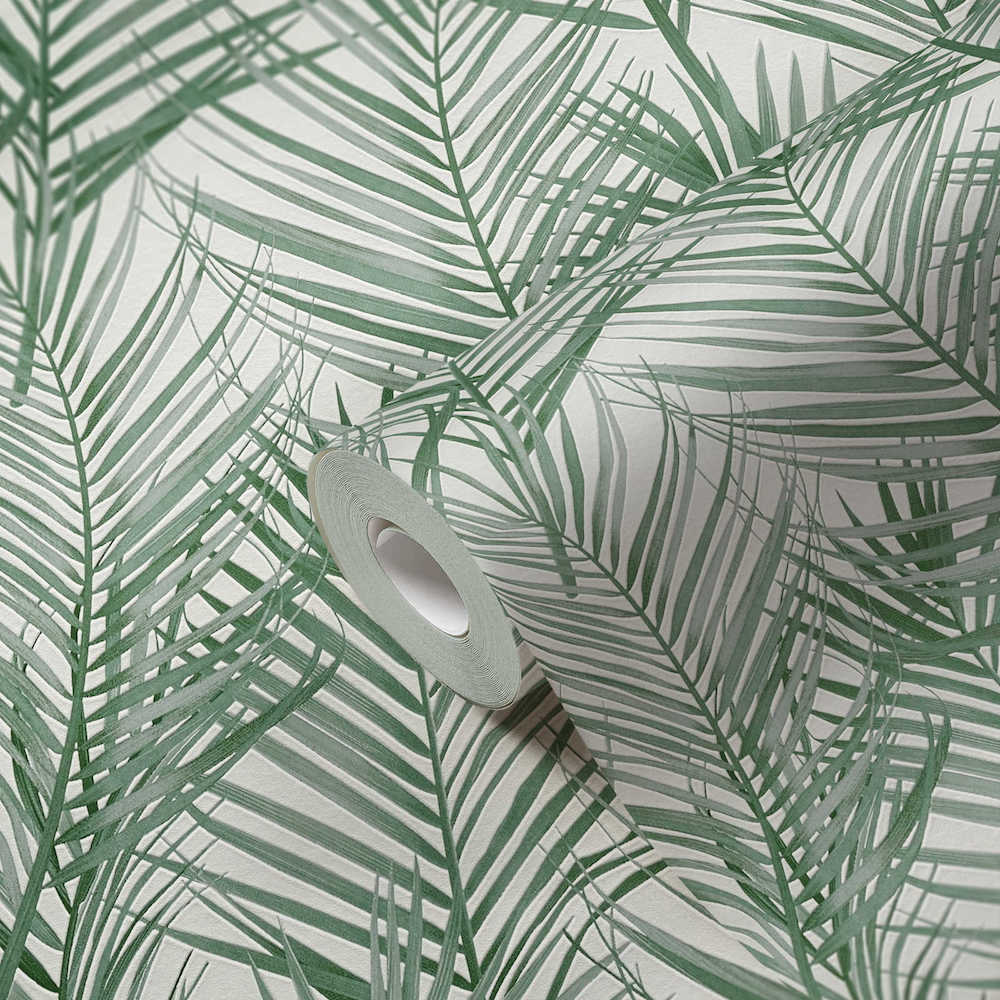 Attractive 2 - Palm Leaves botanical wallpaper AS Creation    