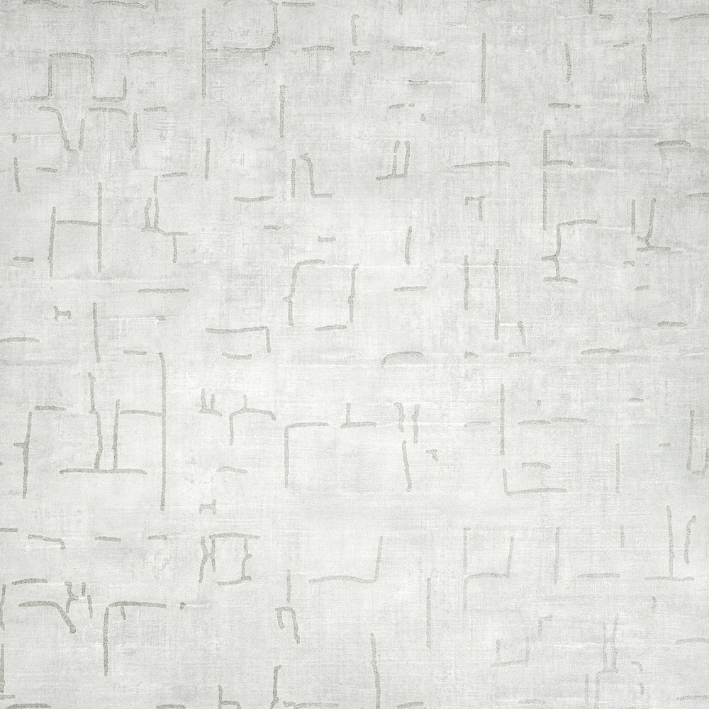Divino - Vesta Glass Beads geometric wallpaper Hohenberger Roll Light Grey  81318