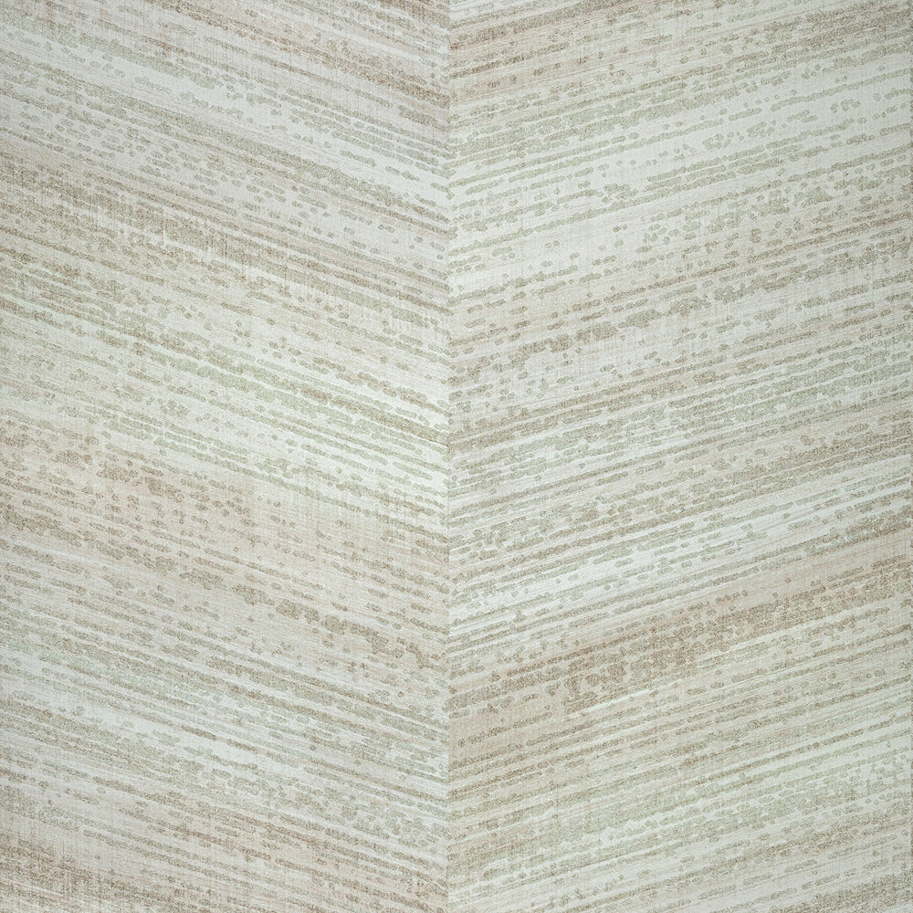 Salt & Pepper - Vetro Glass Beads geometric wallpaper Hohenberger Roll Green  81322