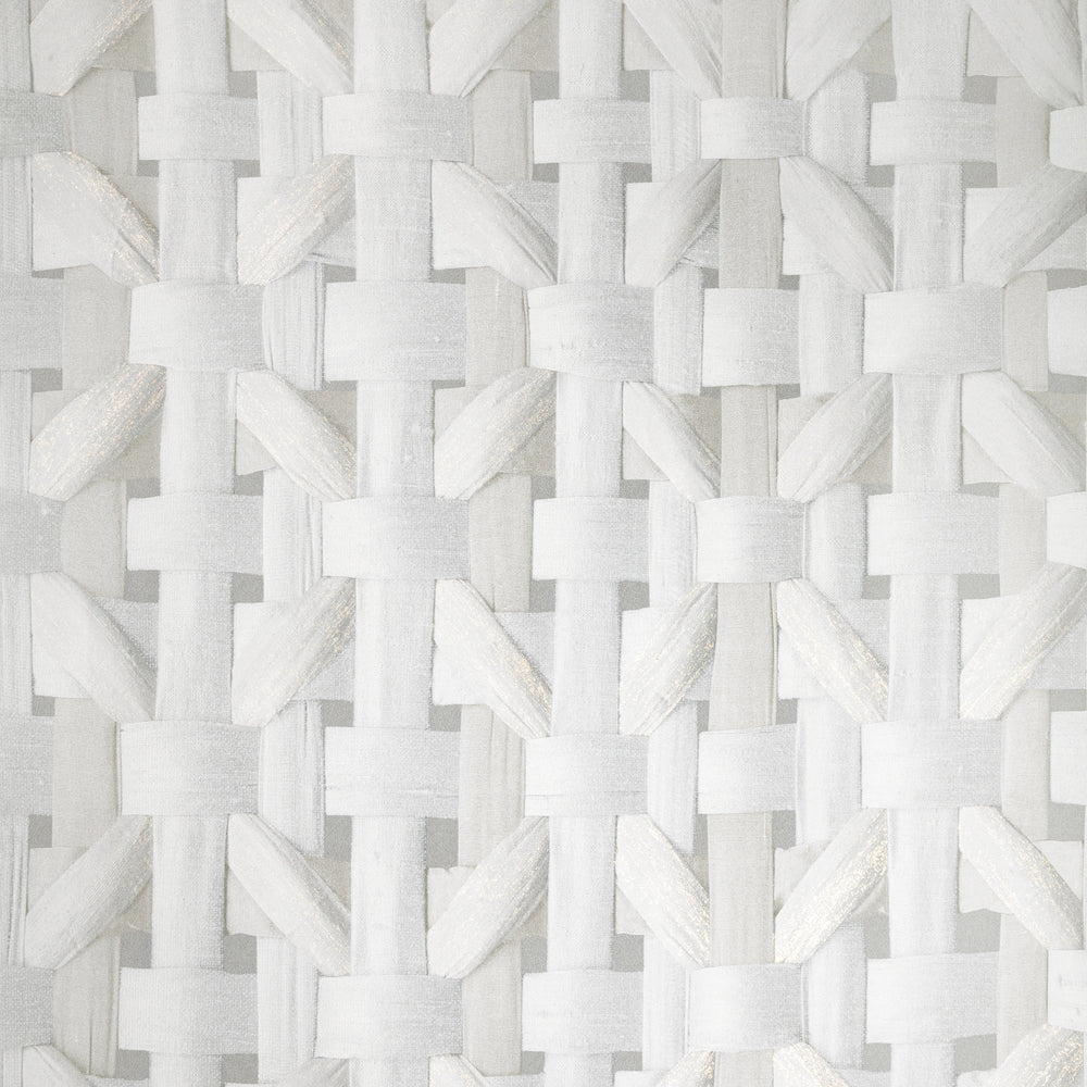 Salt & Pepper - Seta geometric wallpaper Hohenberger Roll Off White  65338