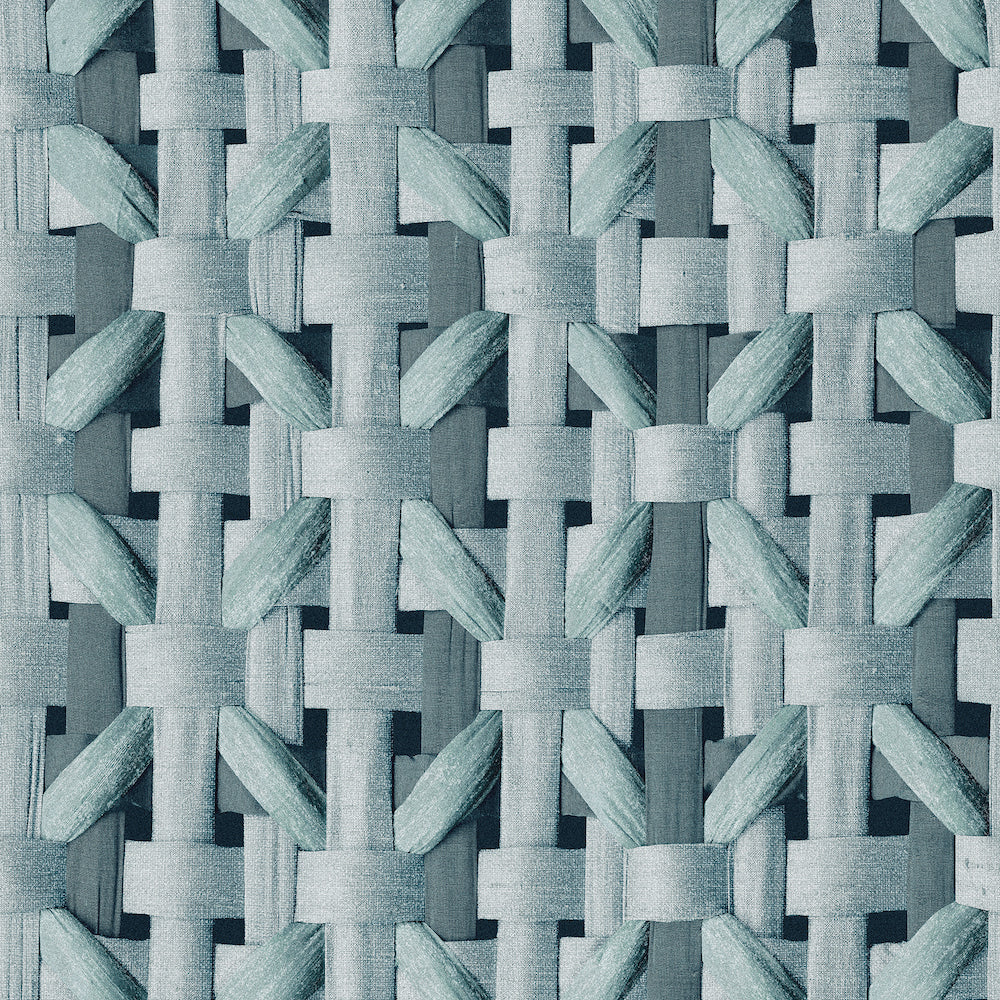 Salt & Pepper - Seta geometric wallpaper Hohenberger Roll Blue  65337