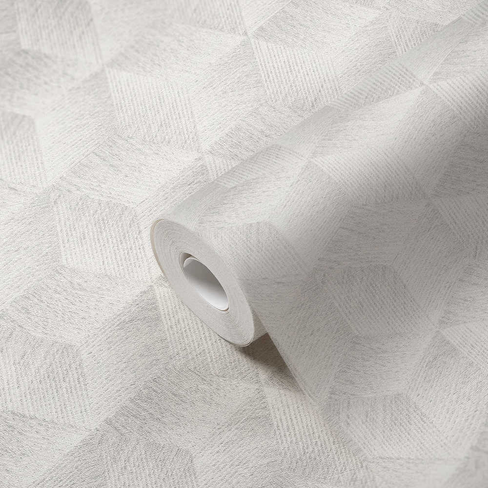 Natural Living - Cubes geometric wallpaper AS Creation    
