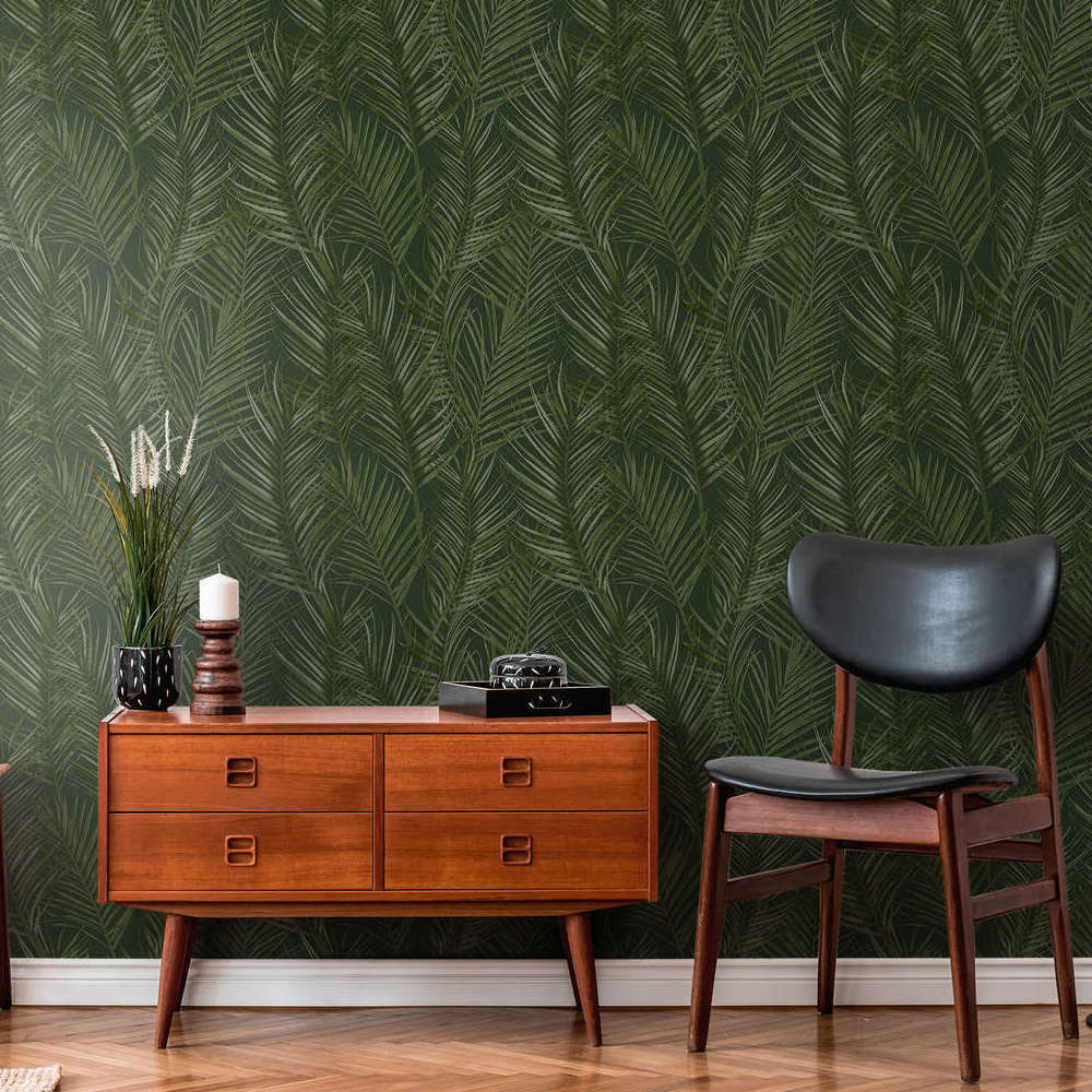 Attractive 2 - Palm Leaves botanical wallpaper AS Creation    