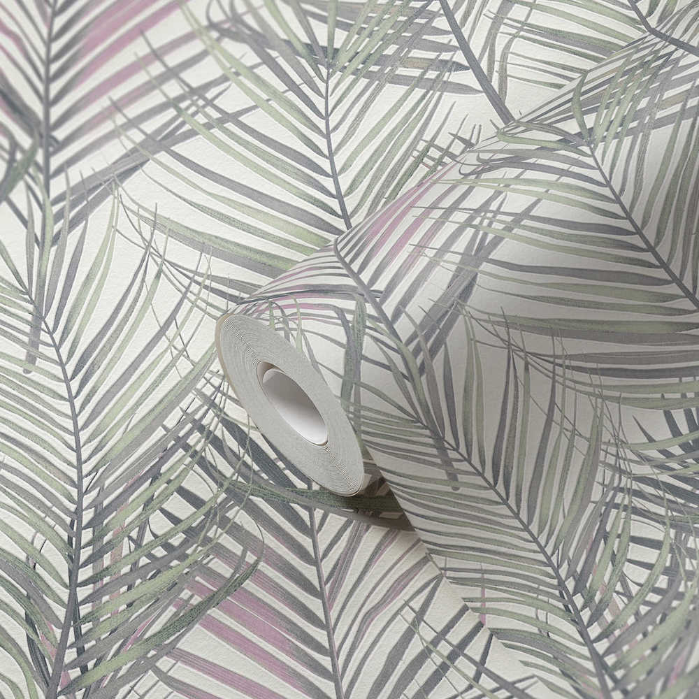 Attractive 2 - Palm Leaves botanical wallpaper AS Creation    