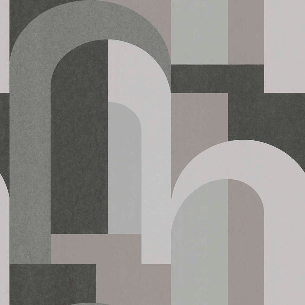 Arcade - The Arch art deco wallpaper AS Creation Roll Grey  391704
