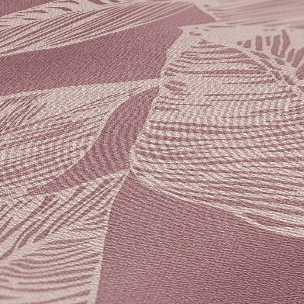 Natural Living - Large Leaf botanical wallpaper AS Creation    