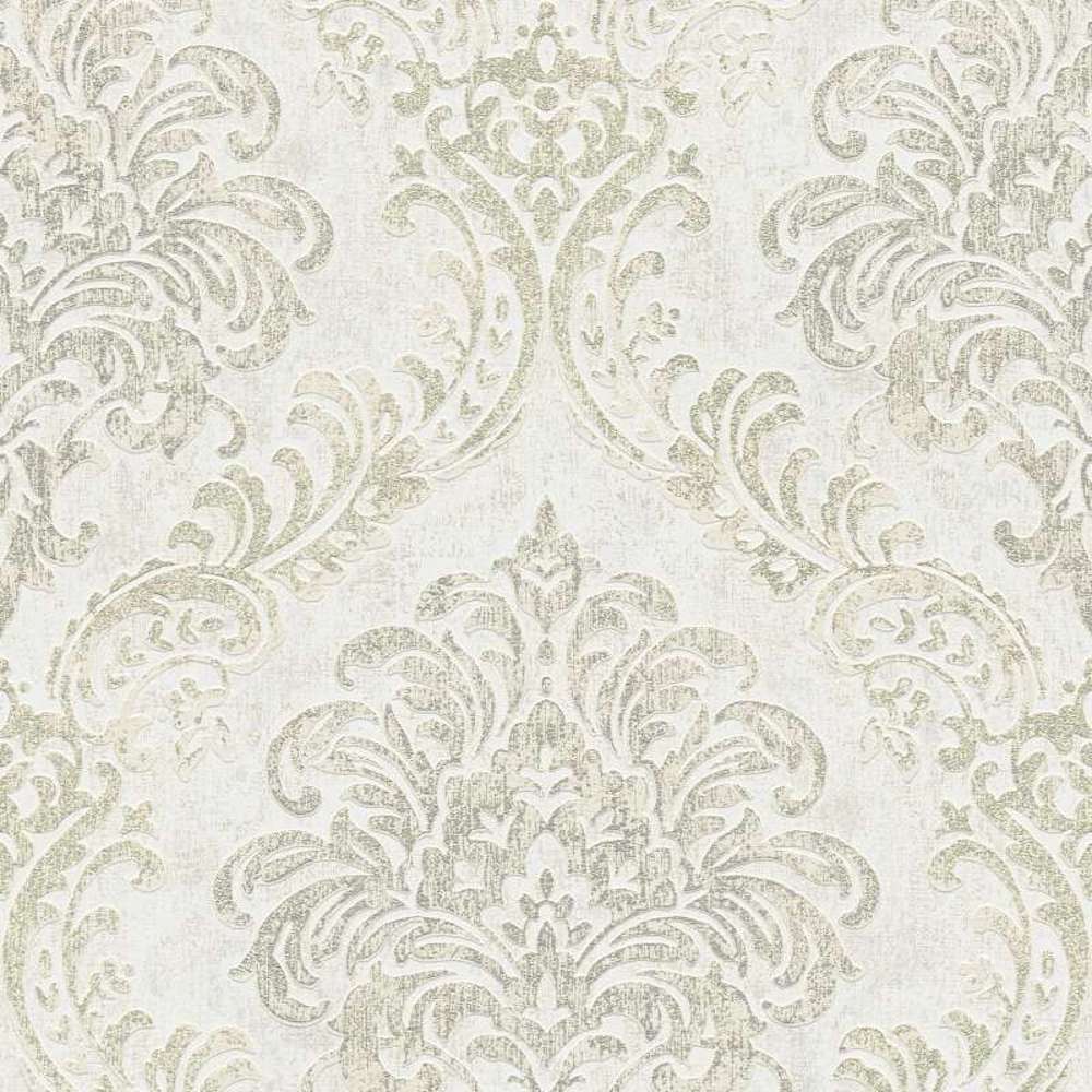 Metropolitan Stories 3 - Vienna Baroque damask wallpaper AS Creation Roll Off White  391122
