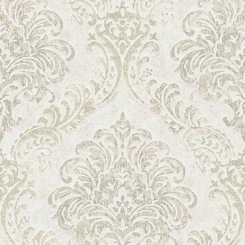 Metropolitan Stories 3 - Vienna Baroque damask wallpaper AS Creation Roll Off White  391122