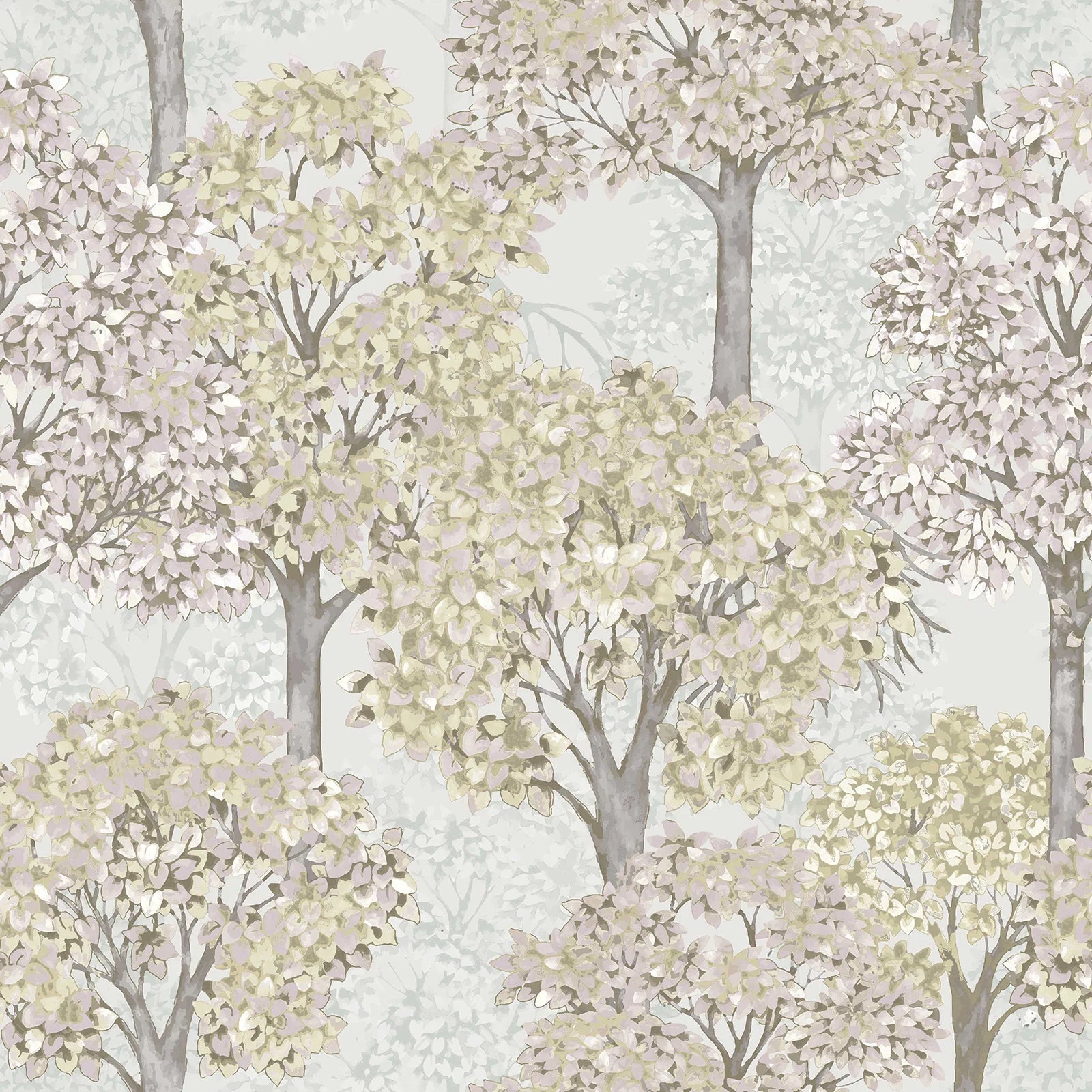 Fiori Country - Fable botanical wallpaper Parato Roll Grey 12321